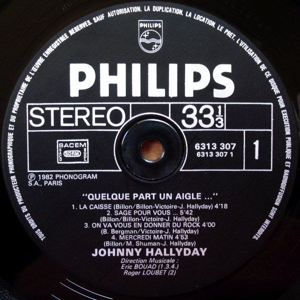 Chanson, Hallyday*, LP, Rock Roll | Historia Nuestra