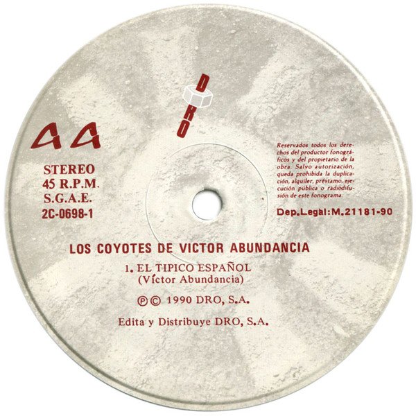 12 inch, Los Coyotes De Victor Abundancia, Pop Rock | Historia Nuestra