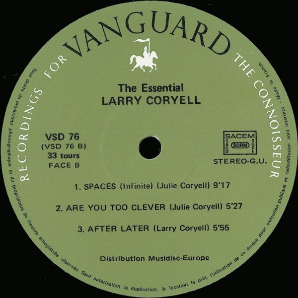 Fusion, JazzRock, Larry Coryell, LP, Psychedelic Rock, Soft Rock | Historia Nuestra