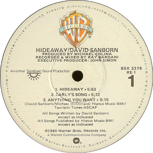 David Sanborn, LP, Smooth Jazz | Historia Nuestra