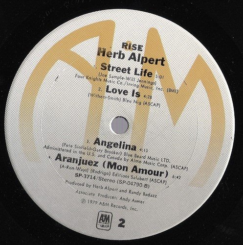 Disco, Herb Alpert, Latin, LP, SoulJazz | Historia Nuestra