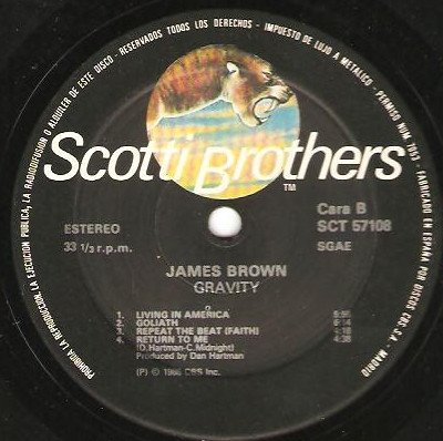 James Brown Gravity-LP | Vinilos de Música | Historia Nuestra Disco, Downtempo, James Brown, LP | Historia Nuestra