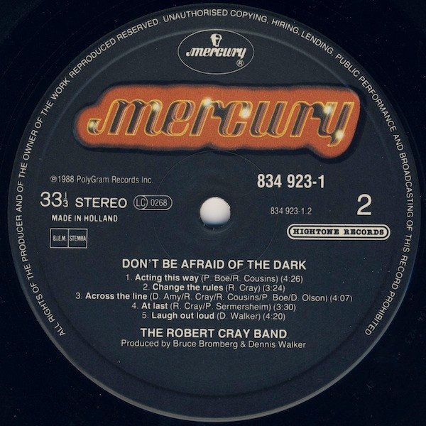 Blues Rock, LP, Soul, The Robert Cray Band | Historia Nuestra