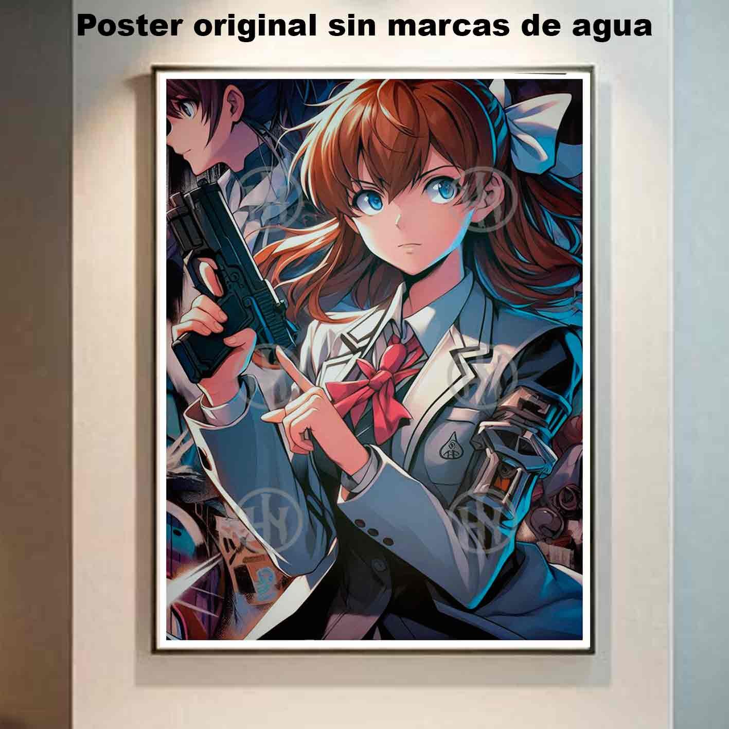 Mikoto Misaka A Certain Scientific Railgun Manga Drama, Mikoto Misaka A Certain Scientific Railgun-El Póster Personalizado, Historia Nuestra