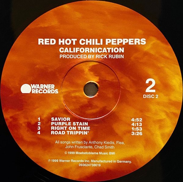 Alternative Rock, LP, Red Hot Chili Peppers | Historia Nuestra