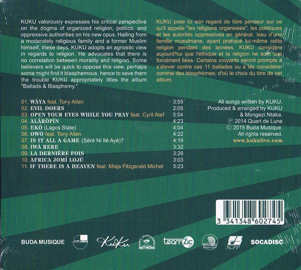 African, Afrobeat, CD, Folk Rock, Highlife, Kuku | Historia Nuestra