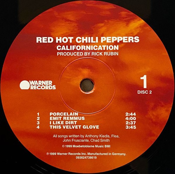 Alternative Rock, LP, Red Hot Chili Peppers | Historia Nuestra