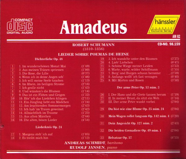 CD, Romantic, Schumann* | Historia Nuestra