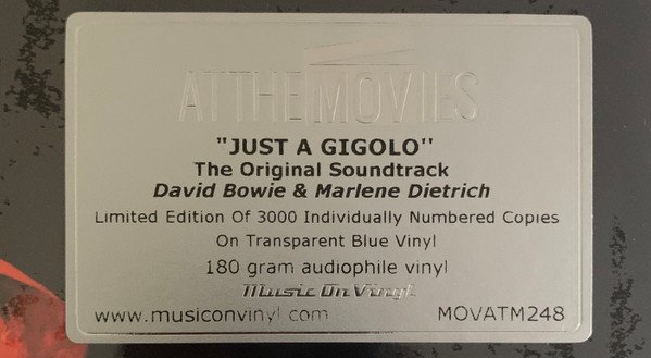 David Bowie & Marlene Dietrich, LP, Soundtrack | Historia Nuestra