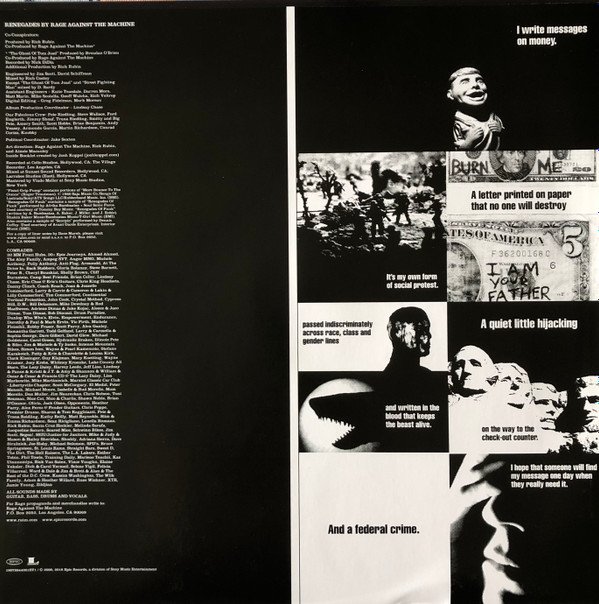 Alternative Rock, Funk Metal, LP, Rage Against The Machine | Historia Nuestra
