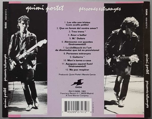 CD, Pop Rock, Quimi Portet | Historia Nuestra