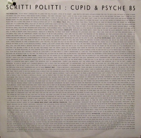 LP, Scritti Politti, Synthpop | Historia Nuestra