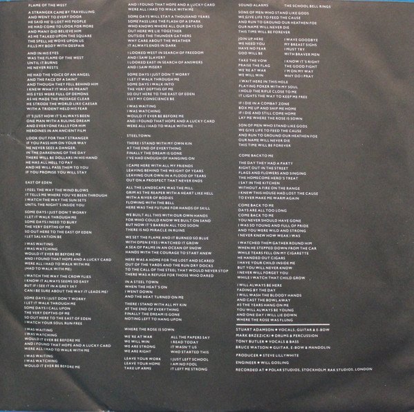Alternative Rock, Big Country, Celtic, LP, New Wave | Historia Nuestra