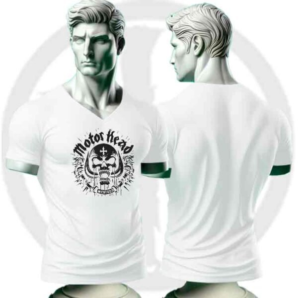 MotorHead Musica Blanco, MotorHead Camiseta unisex manga corta, Historia Nuestra