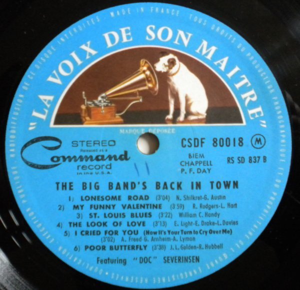 Big Band, LP, The Big Band's Back In Town Starring Doc Severinsen | Historia Nuestra