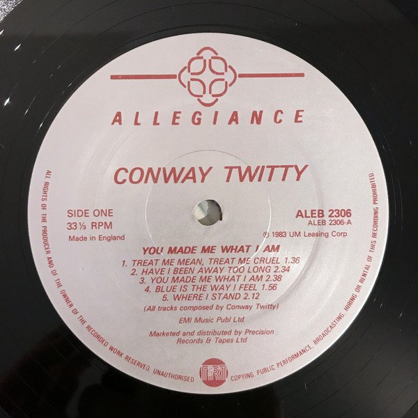 Conway Twitty, Folk, LP | Historia Nuestra