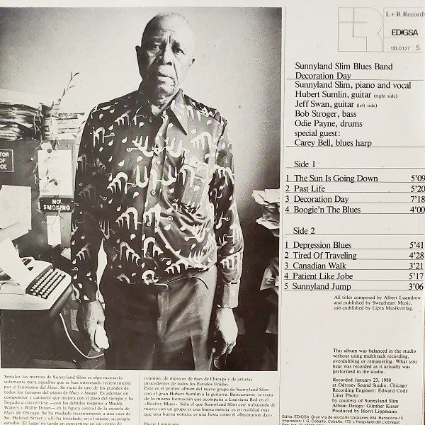 LP, Sunnyland Slim Blues Band | Historia Nuestra