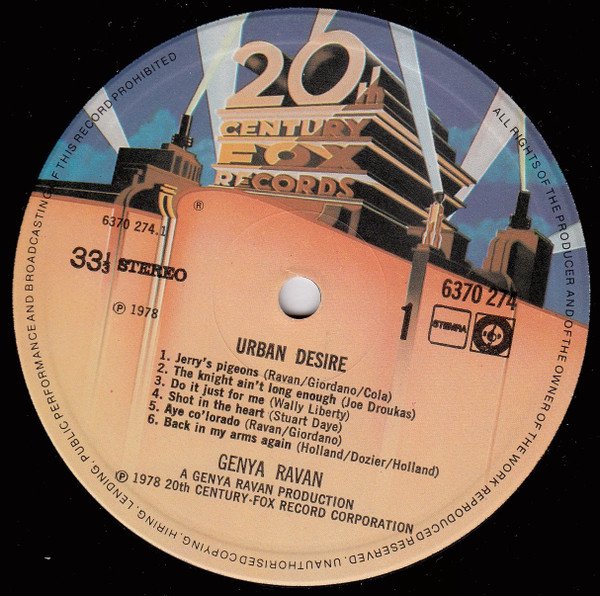 Genya Ravan, LP, New Wave | Historia Nuestra