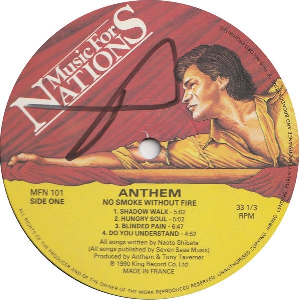 Anthem, Hard Rock, Heavy Metal, LP | Historia Nuestra