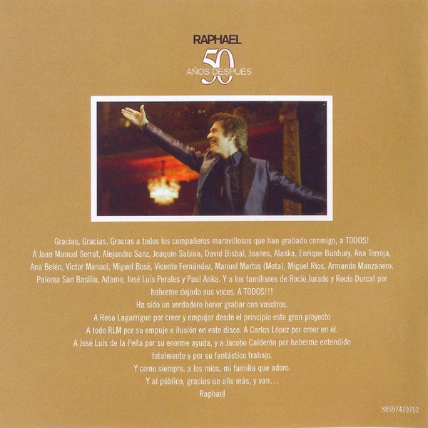 Ballad, CD, Raphael | Historia Nuestra