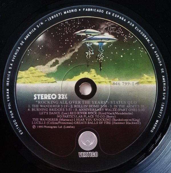 Classic Rock, LP, Pop Rock, Status Quo | Historia Nuestra