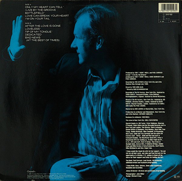 LP, Paul Carrack, Pop Rock | Historia Nuestra
