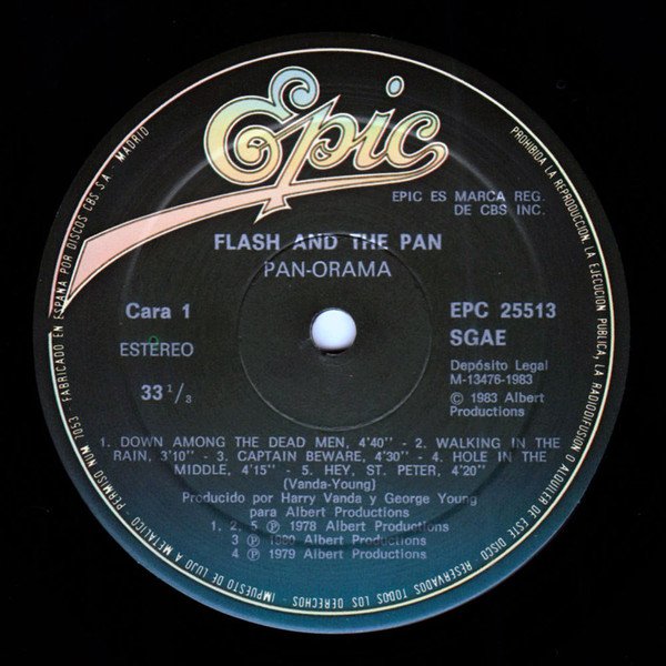 Flash And The Pan*, LP, New Wave, Power Pop, Synthpop | Historia Nuestra