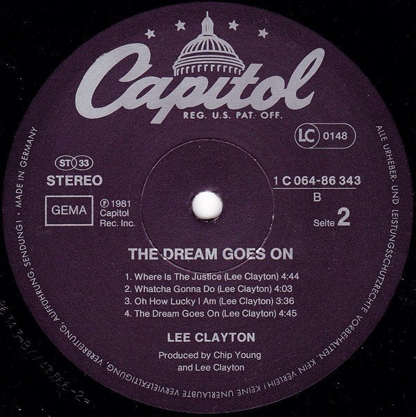 Lee Clayton The Dream Goes On-LP | Vinilos de Música | Historia Nuestra Country Rock, Lee Clayton, LP | Historia Nuestra