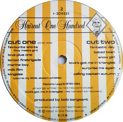 Haircut One Hundred, LP, New Wave, Pop Rock | Historia Nuestra