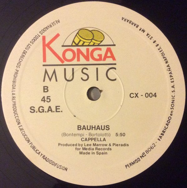 12 inch, Breaks, Capella*, House | Historia Nuestra