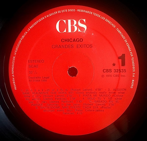 Chicago, LP, Soft Rock | Historia Nuestra