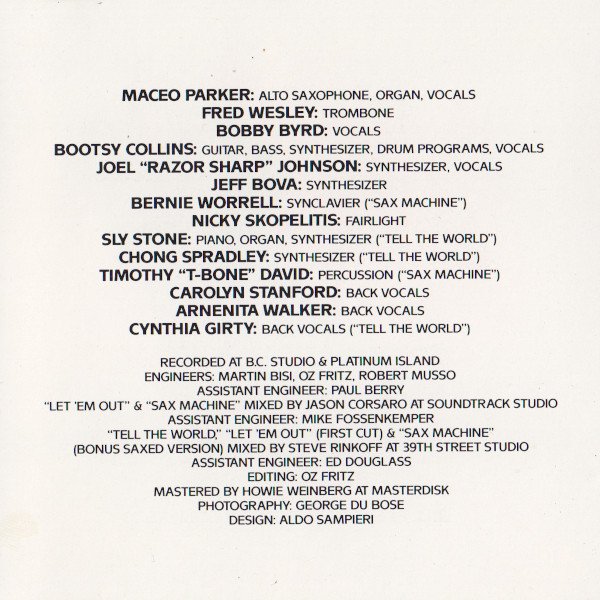 CD, Funk, Maceo*, PFunk | Historia Nuestra