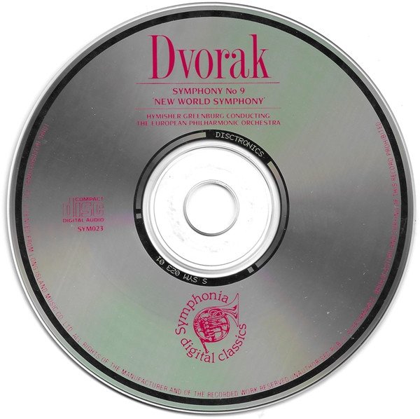 Antonín Dvořák, CD, Hymisher Greenburg, Romantic, The European Philharmonic Orchestra* | Historia Nuestra
