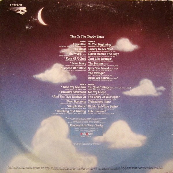 Classic Rock, Folk Rock, LP, Psychedelic Rock, Soft Rock, The Moody Blues | Historia Nuestra