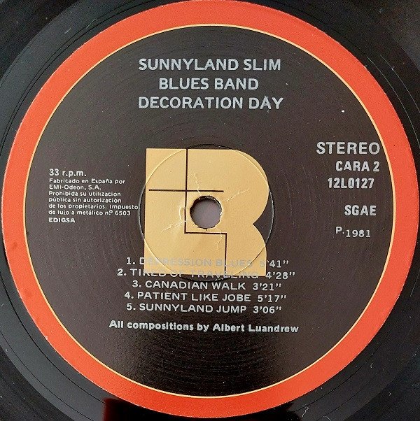 LP, Sunnyland Slim Blues Band | Historia Nuestra