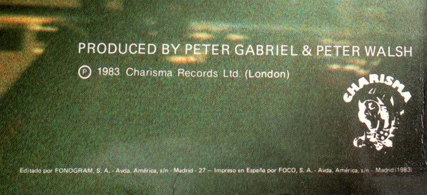 Art Rock, LP, Peter Gabriel, Pop Rock | Historia Nuestra