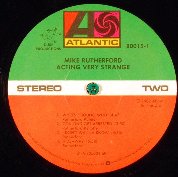 LP, Mike Rutherford, Pop Rock | Historia Nuestra