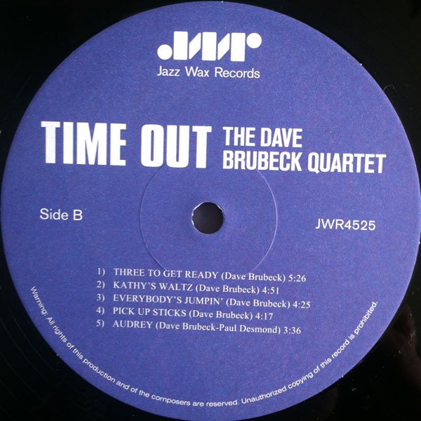 Bop, Hard Bop, LP, The Dave Brubeck Quartet | Historia Nuestra