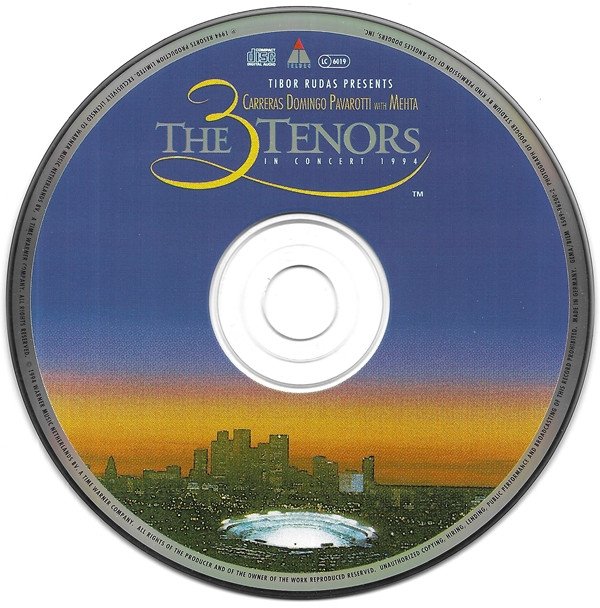 CD, Classical, Opera, Tibor Rudas presents Carreras* - Domingo* - Pavarotti* With Mehta* | Historia Nuestra