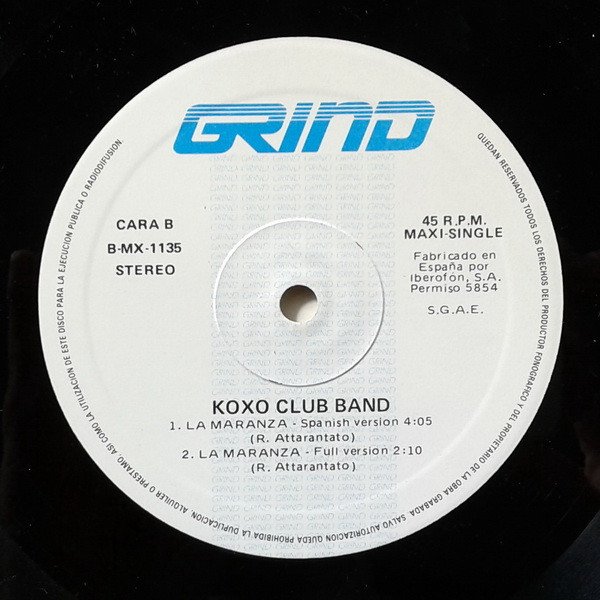 12 inch, House, Italo House, Koxo' Club Band | Historia Nuestra