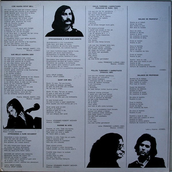 Catalan Music, Coses, Folk Rock, LP, Prog Rock | Historia Nuestra