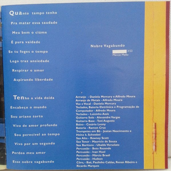 CD, Daniela Mercury, MPB | Historia Nuestra
