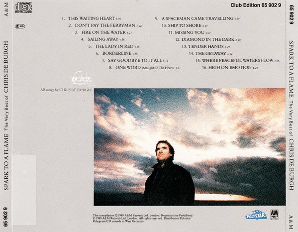 CD, Chris de Burgh, Pop Rock, Soft Rock | Historia Nuestra