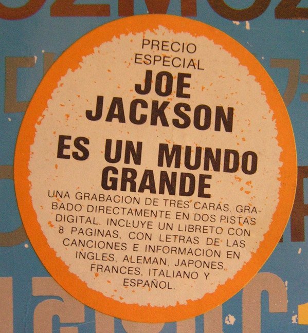 Joe Jackson, LP, Pop Rock | Historia Nuestra