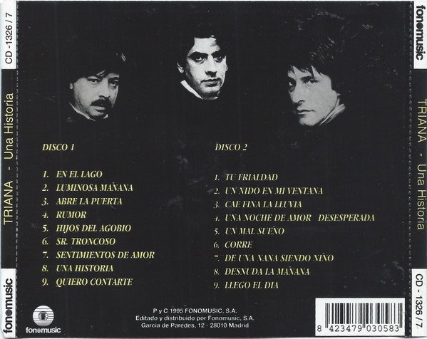 CD, Prog Rock, Triana | Historia Nuestra