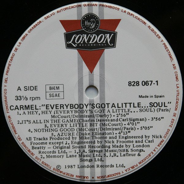 Carmel, LP, SoulJazz | Historia Nuestra