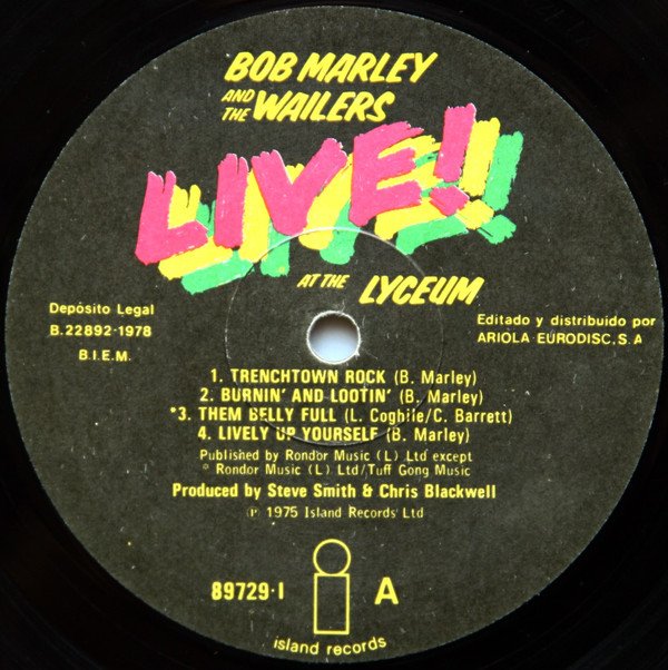 Bob Marley And The Wailers*, LP, Roots Reggae | Historia Nuestra