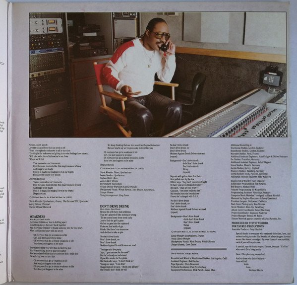 Contemporary RB, LP, Soundtrack, Stevie Wonder | Historia Nuestra