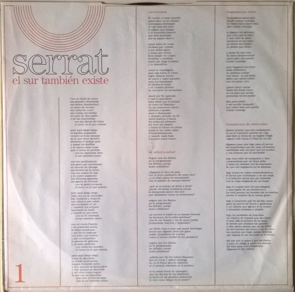 LP, Serrat*, Vocal | Historia Nuestra