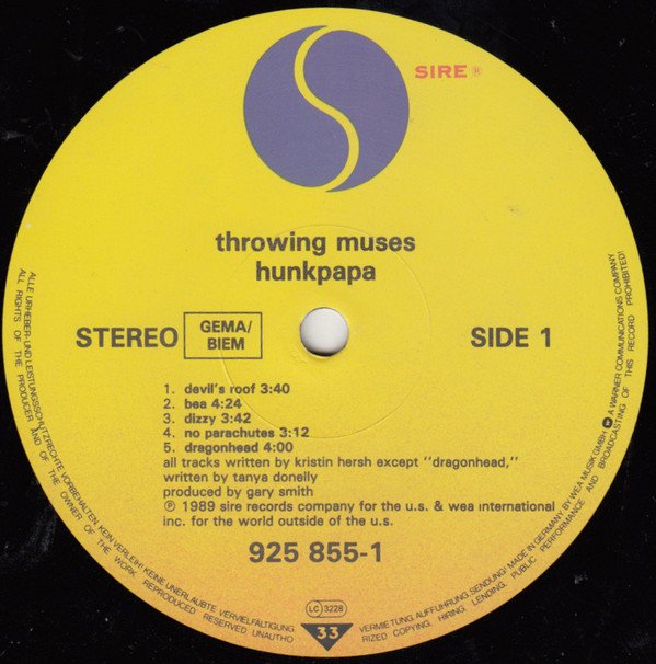 Indie Rock, LP, Throwing Muses | Historia Nuestra